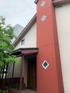 兵庫県神戸市東灘区　戸建ての塗装工事 リウォール画像