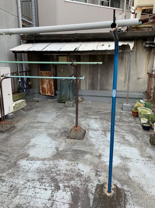 大阪市・雨漏りです。屋上からの雨漏りで診断に行ってまいりました。画像