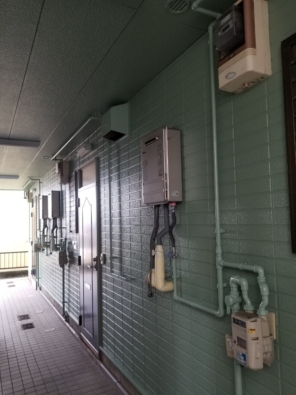 外壁塗装工事の完了写真