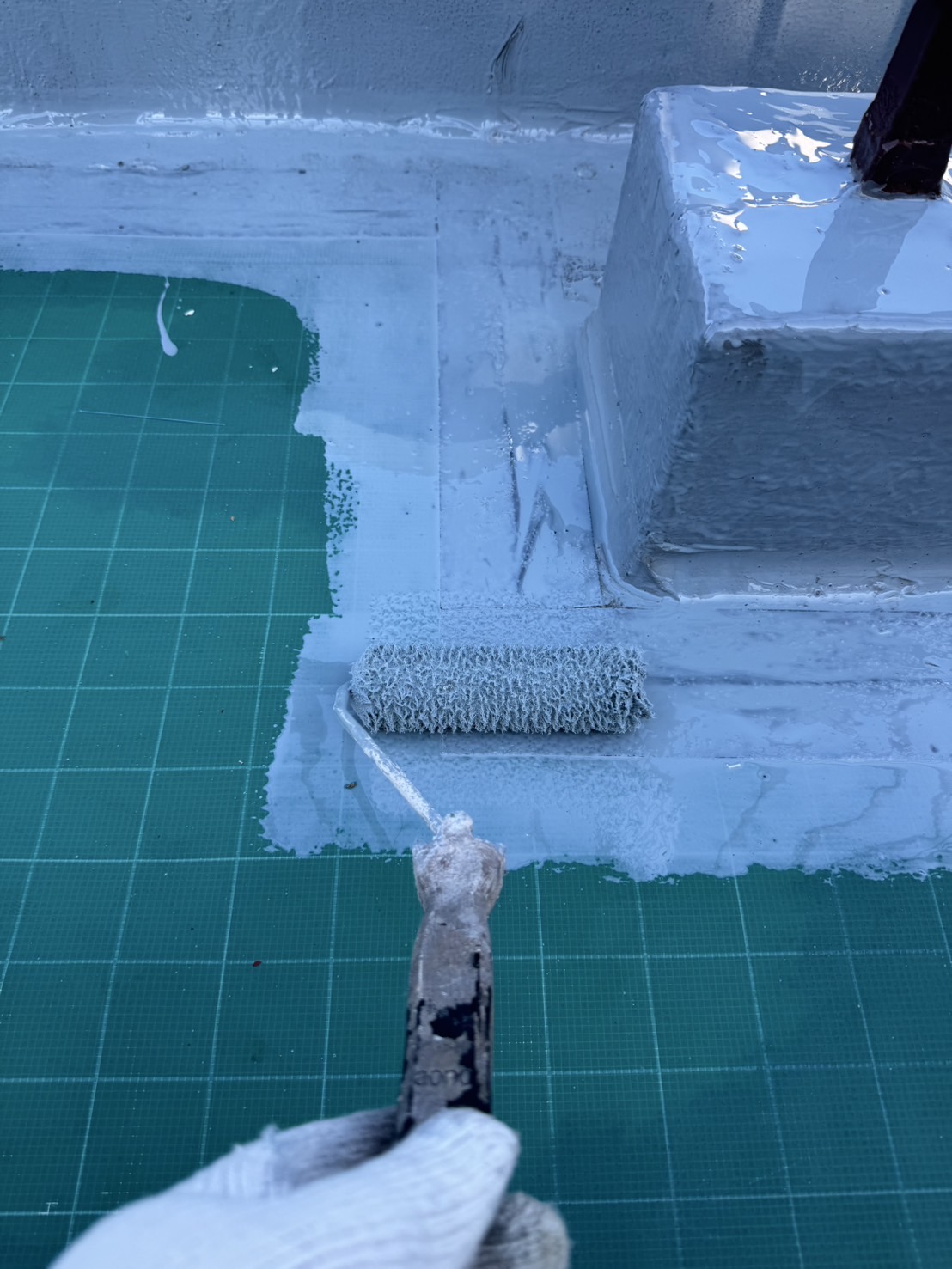 ウレタン防水の一層目