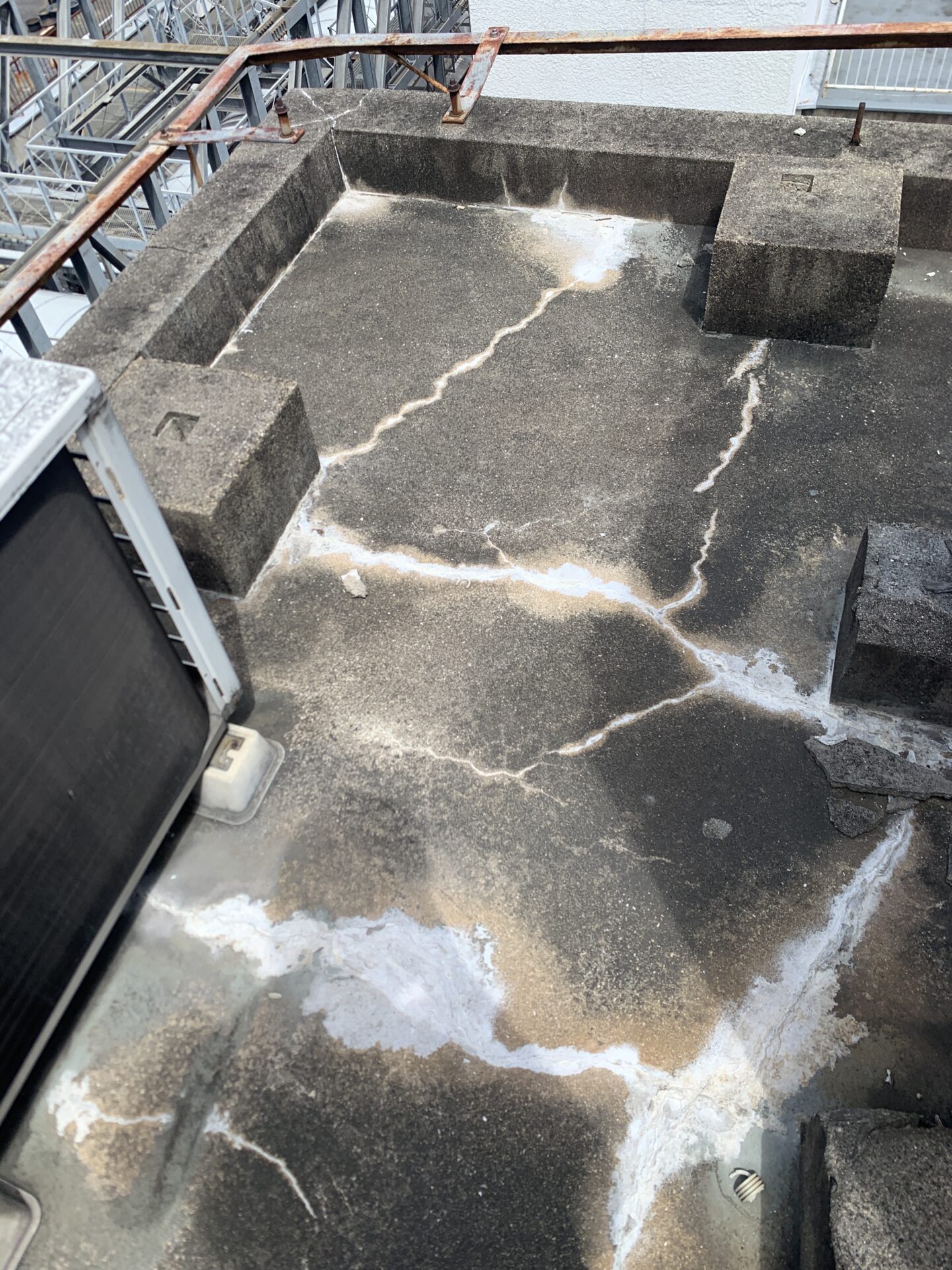 屋上の雨漏り